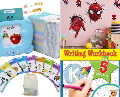 5 Year Old Christmas Gift Guide cover photo collage