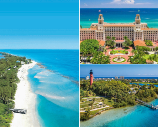 Your new favorite stops in Florida's Treasure Coast and Palm Beaches🌞🌸🍉 cover photo collage
