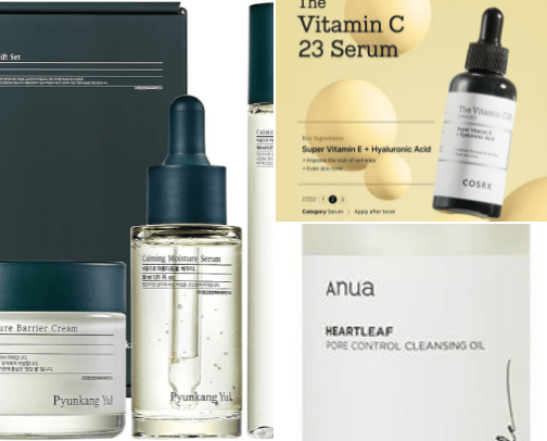 Korean Skincare✨ cover photo collage