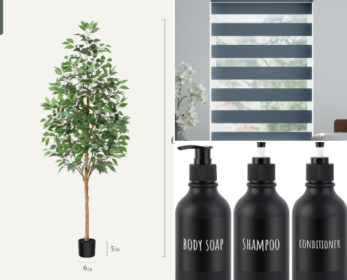 Home essentials cover photo collage