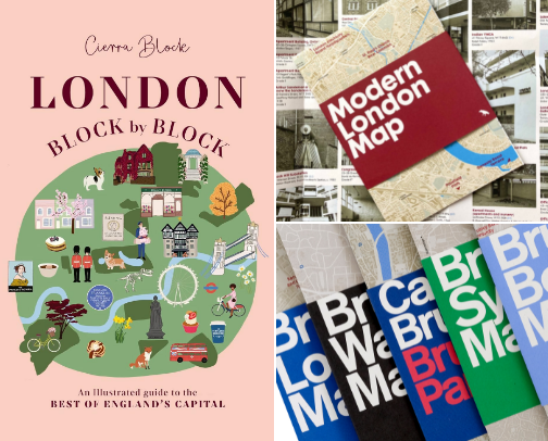 Read Free - London, Block by Block: An illustrated guide to the best of England's capital companions cover photo collage