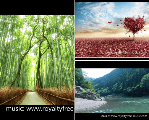 relaxing music cover photo collage