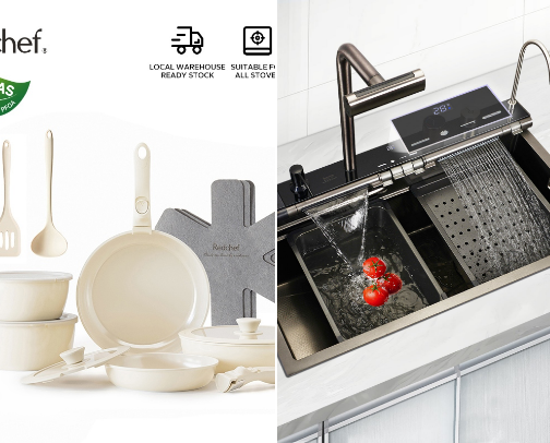Curated home finds cover photo collage