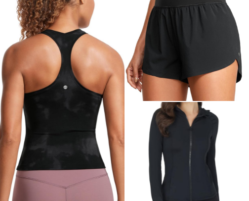 Athletic wear cover photo collage
