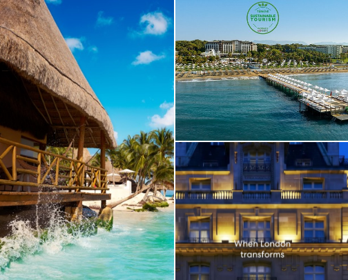 Travel Destinations, Bookings and Accommodations cover photo collage