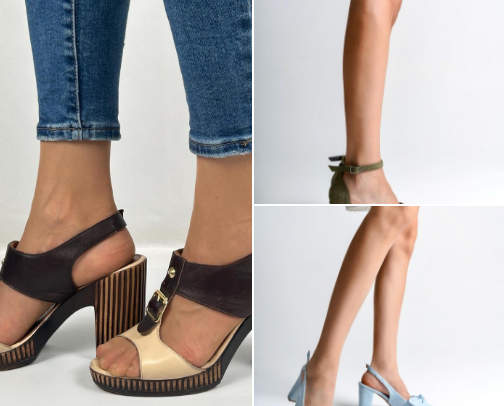 Comfortable and cute shoes cover photo collage