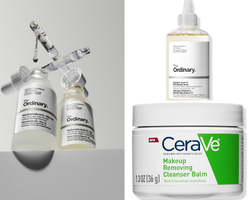 Skincare cover photo collage