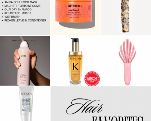 Essential Hair Products You Need In Your Routine! ✨ cover photo collage