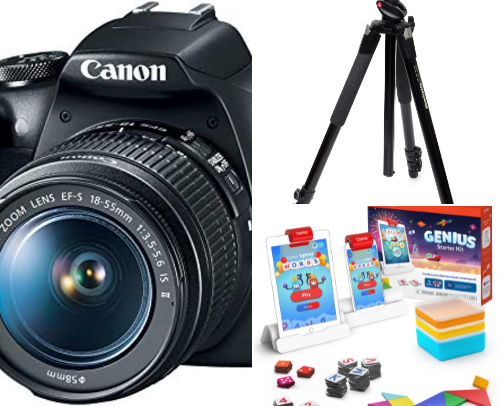 Content and Vlogging equipment cover photo collage