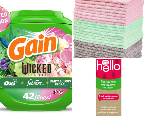 My fav household necessities cover photo collage