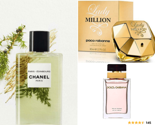 Perfumes cover photo collage