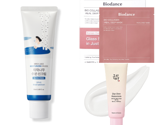 Korean Skincare Must-Haves for Sensitive Skin Girlies cover photo collage