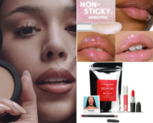 MAC Beauty Products cover photo collage