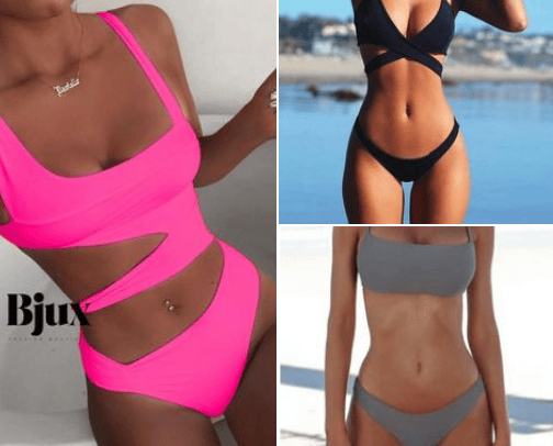 Bathing suits cover photo collage