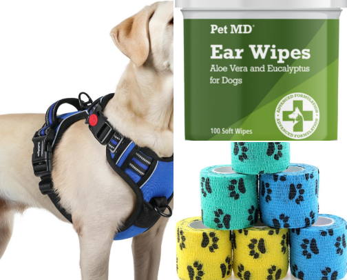 Dog Mom Must Haves cover photo collage
