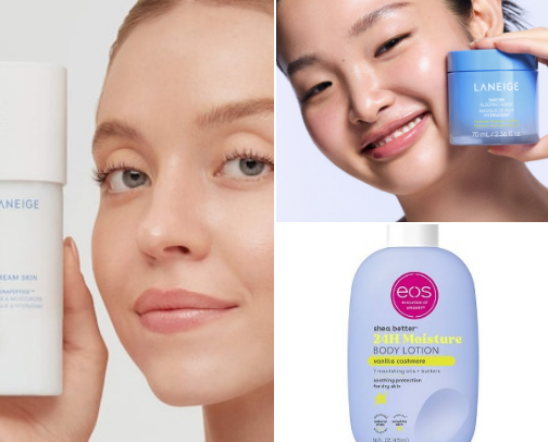 Skin care cover photo collage