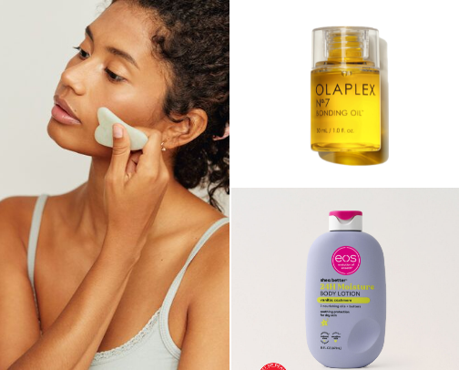 my staple beauty recs🪡 cover photo collage