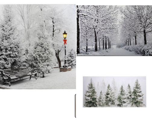 Winter decor here we come! cover photo collage