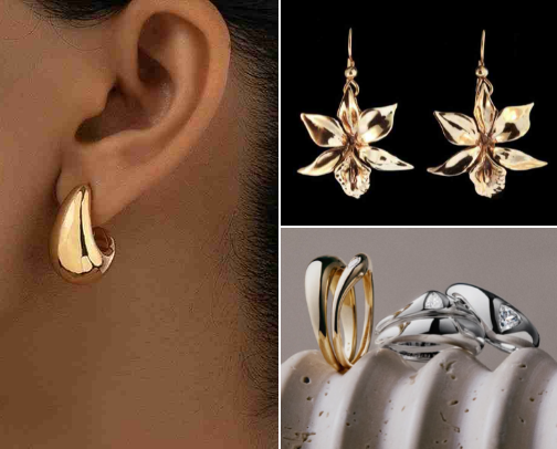 Simple Jewelry for Spring cover photo collage