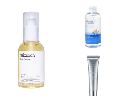 idols skin care recs cover photo collage