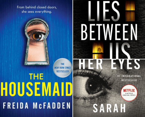 BEST THRILLER BOOKS RECOMMENDATION cover photo collage