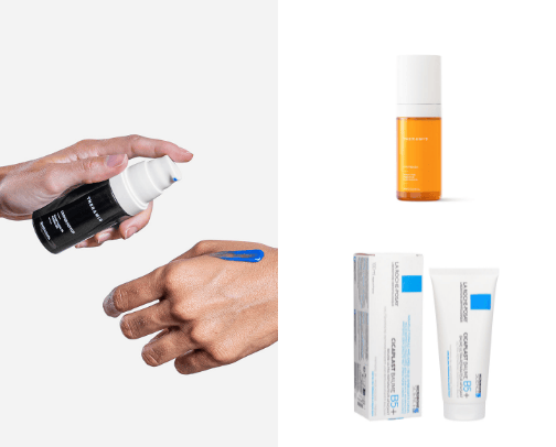 AM/PM Skincare Routine cover photo collage