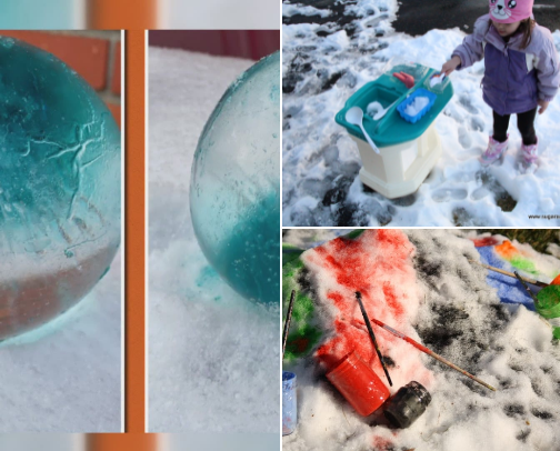 Outside Winter Fun cover photo collage
