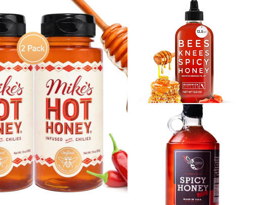 Hot Honeys for Foodies and Flavor Seekers cover photo collage