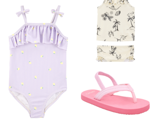 Toddler (Girl) Swim Suits & Other Necessities! 💦🏊🏽‍♀️ cover photo collage