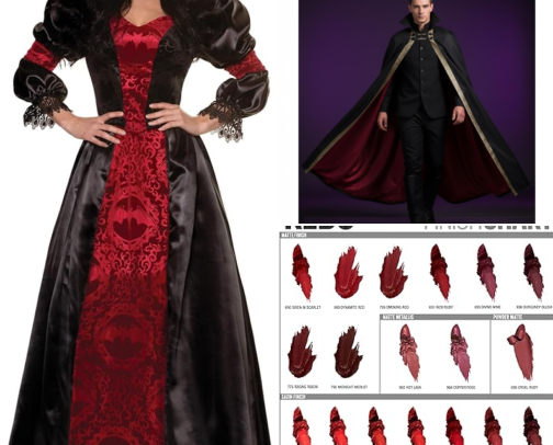 Vamp Romantic Halloween Finds cover photo collage