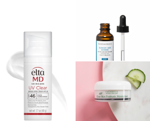 Acne-Prone Skin Must-Haves cover photo collage