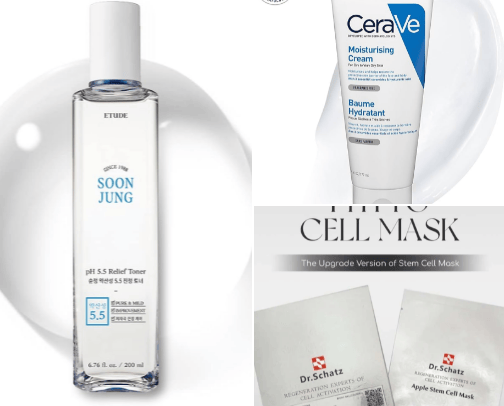 Skincare to fix skin barrier cover photo collage