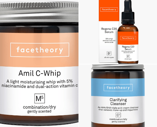 Skincare cover photo collage