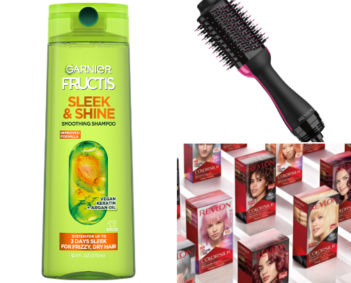 Hair products cover photo collage