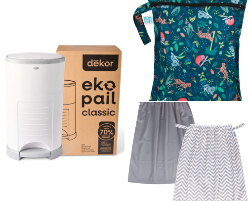 Cloth Diapering cover photo collage