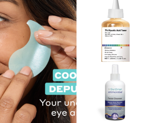 Skincare Essentials (dry acne prone skin) cover photo collage