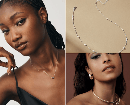 Minimalist Necklace cover photo collage