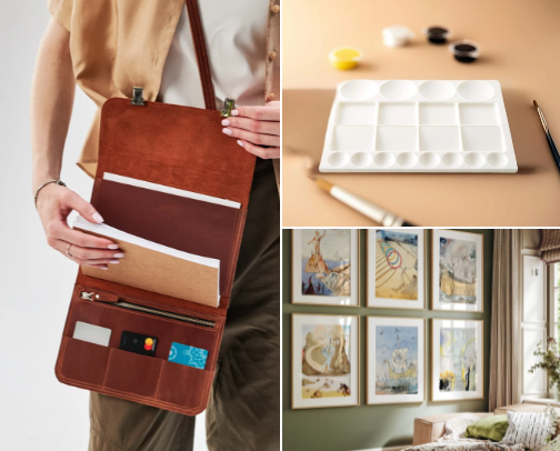 Guide for Artists and Art Lovers Gift Giving cover photo collage