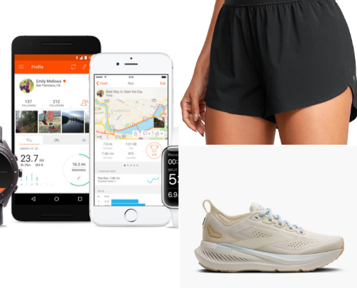 beginner running essentials 🏃🏼‍♀️ cover photo collage