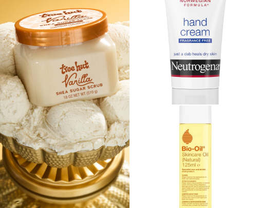 Must Have Body Care Products for Smooth, Radiant & Glowing Skin. cover photo collage
