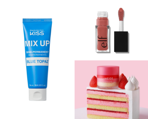 beauty products cover photo collage
