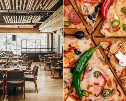 Cafe x restaurant cover photo collage