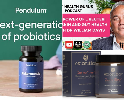 Probiotics gut health cover photo collage