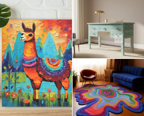 Whimsical Office Decor cover photo collage