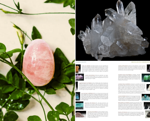 Crystals for Healing, Protection, and Spiritual Gifts cover photo collage