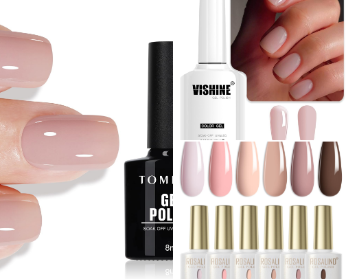 Discover the Perfect Nude UV Gel Nail Polish Collection for Salon-Quality Manicures at Home cover photo collage