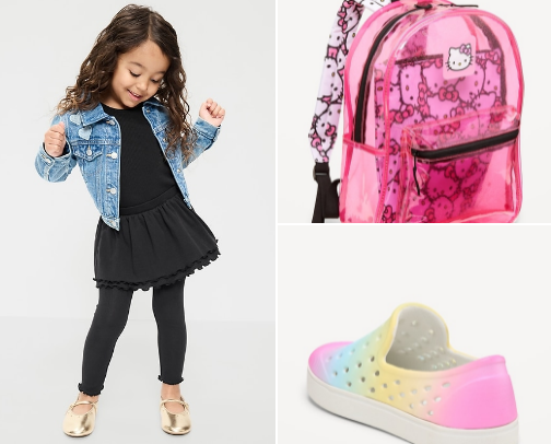 Affordable Old Navy Back-to-School Essentials for the Whole Family cover photo collage