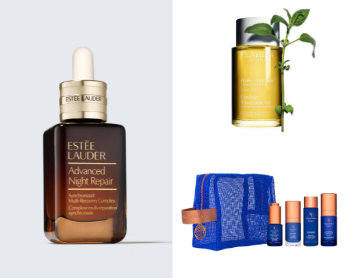 Skin care cover photo collage
