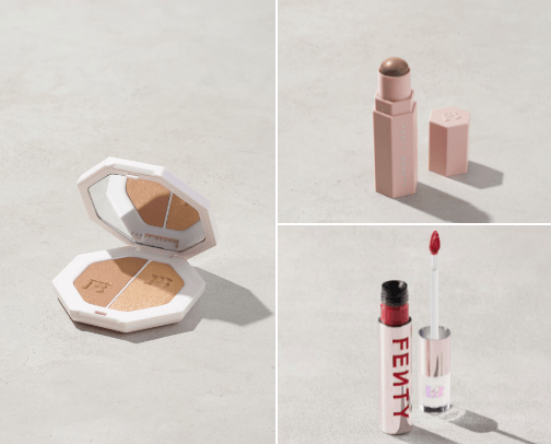 Fenty beauty cover photo collage