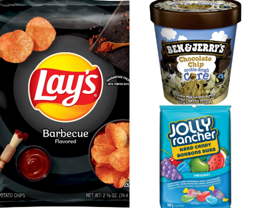 My fav snacks + treats cover photo collage